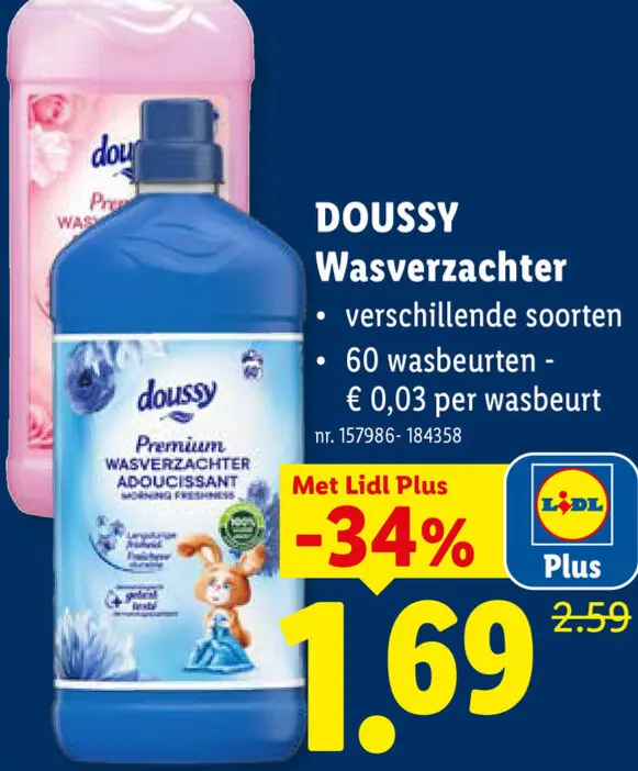 Promotie: Wasverzachter