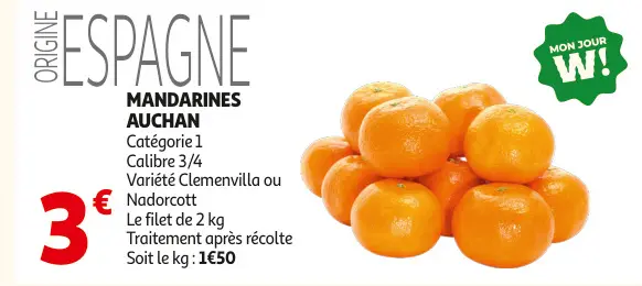 Promotie: Mandarines