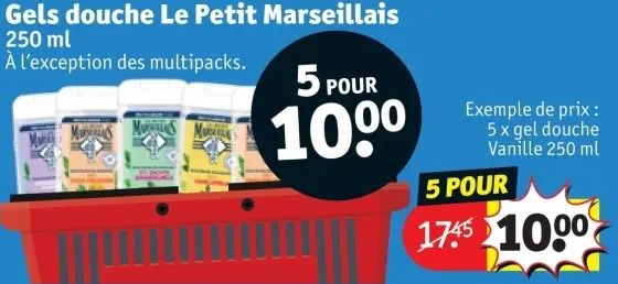 Offre: Gels douche