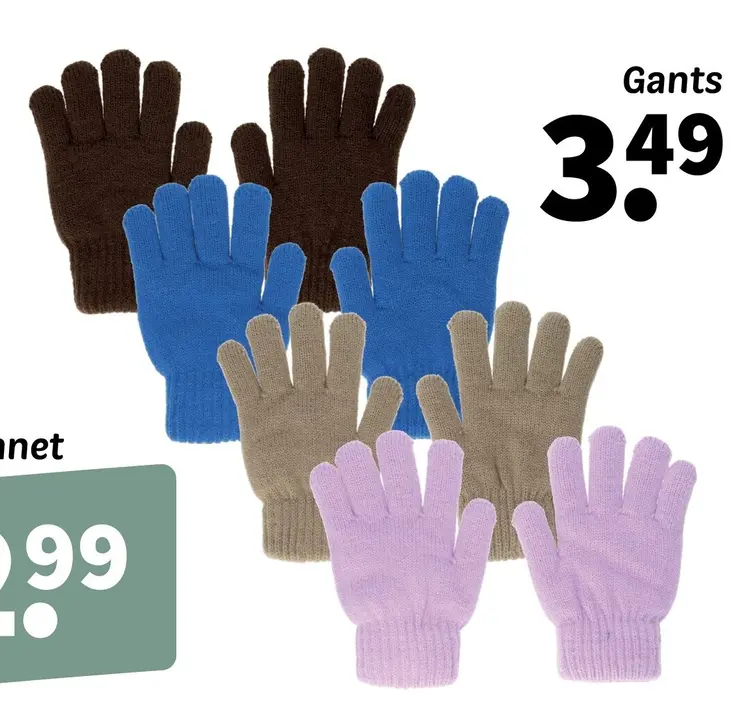 Offre: Gants