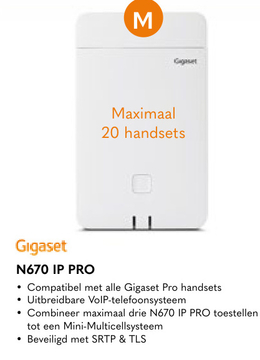 Promotie: Gigaset N670 IP PRO