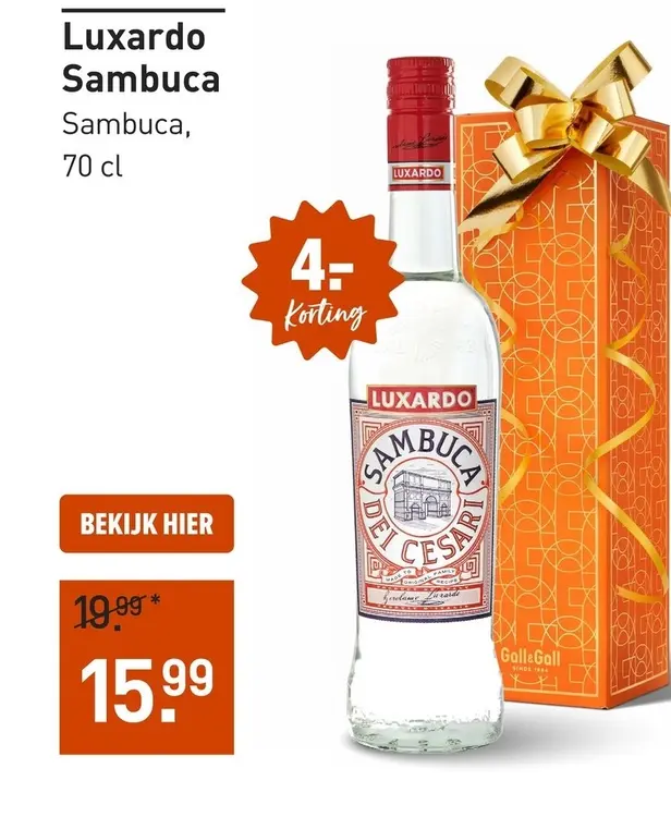 Aanbieding: Luxardo Sambuca