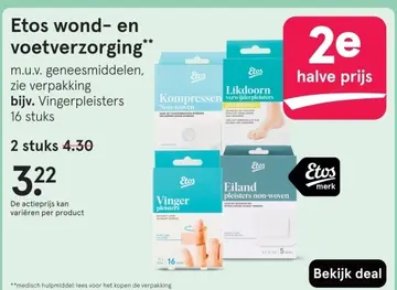 Aanbieding: Etos wond- en voetverzorging