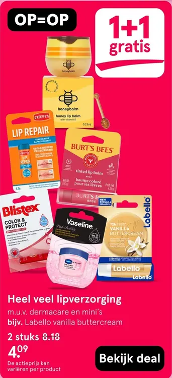 Aanbieding: Lipverzorging