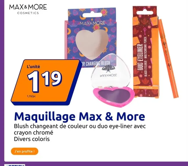 Offre: Maquillage Max & More