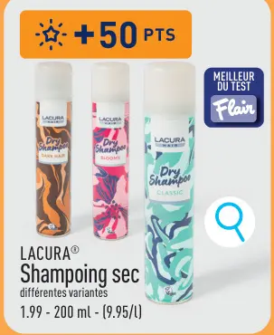 Offre: Shampoing sec