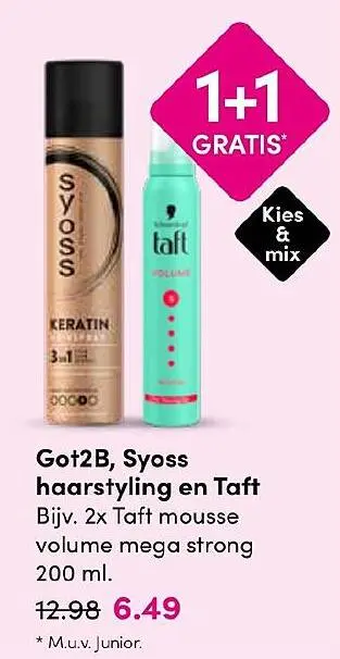 Aanbieding: haarstyling