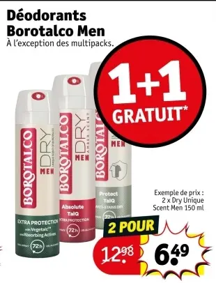 Offre: Déodorants