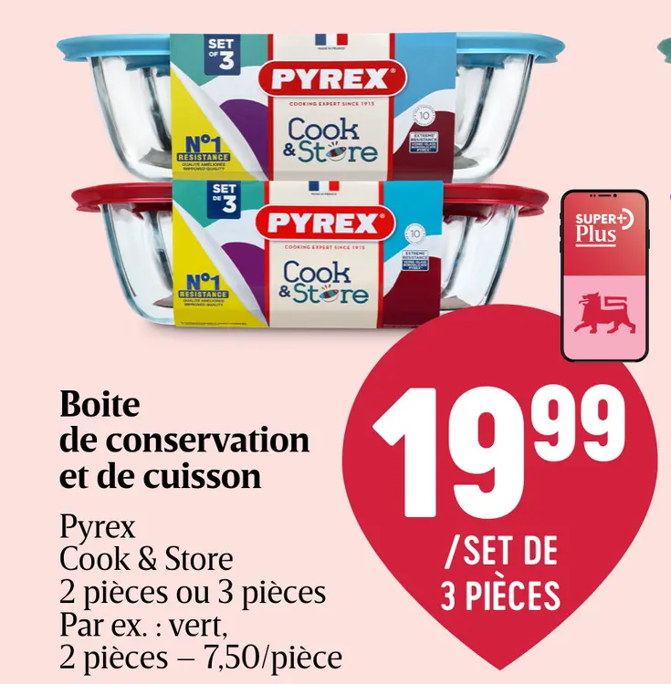 Offre: Boite de conservation et de cuisson