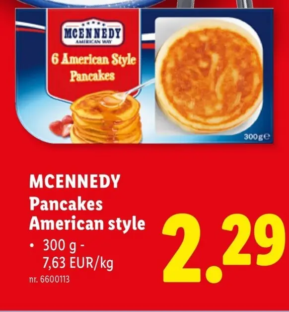 Promotie: Pancakes American style