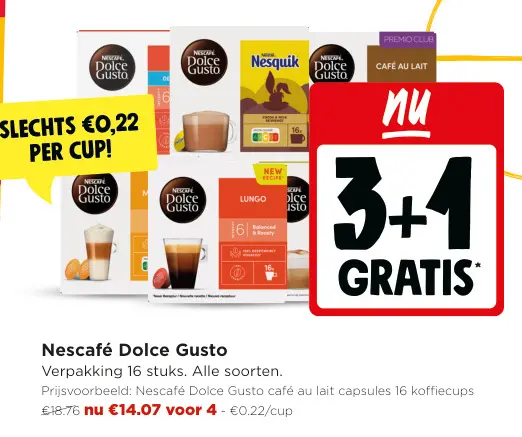 Promotie: Nescafé Dolce Gusto