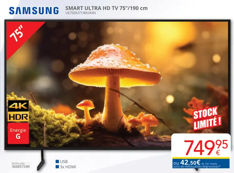 Offre: Smart ultra hd tv