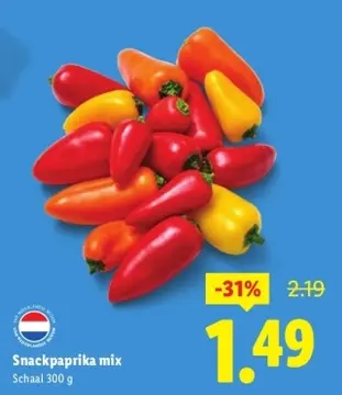 Aanbieding: Snackpaprika mix