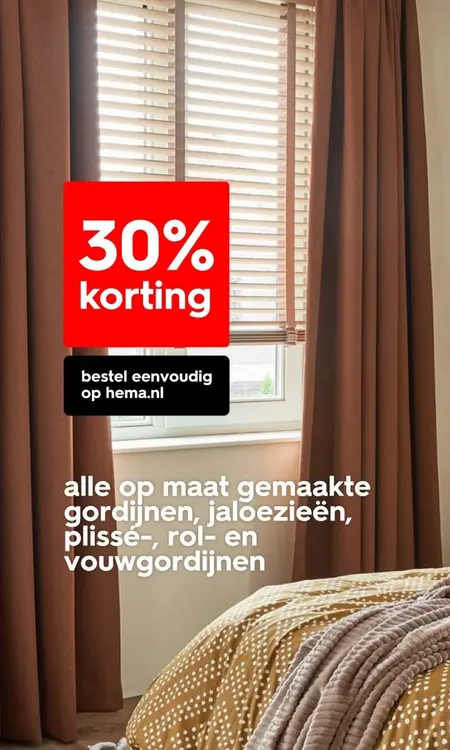 Aanbieding: Gordijnen, jaloezieën, plissé-, rol- en vouwgordijnen