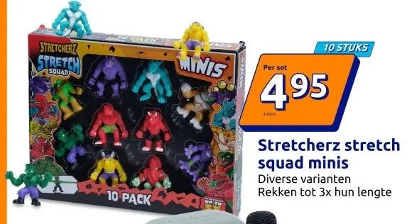 Promotie: Stretcherz stretch squad minis