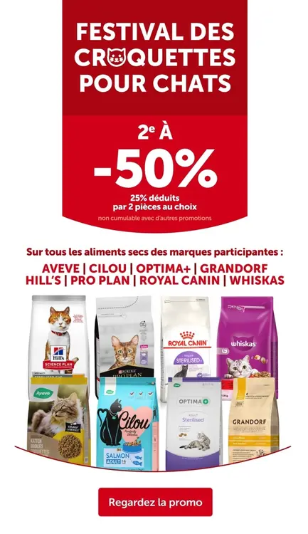 Offre: Festival des croquettes pour chats