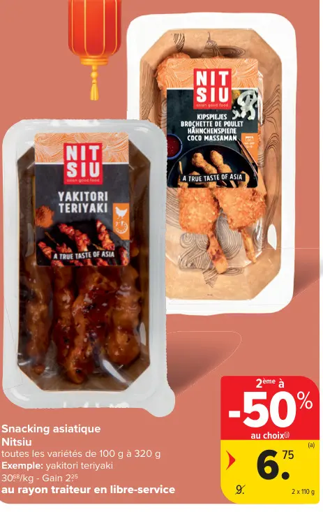 Offre: Snacking asiatique