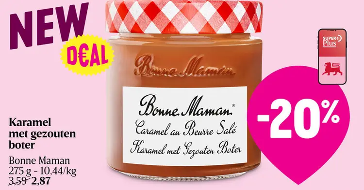Promotie: Karamel met gezouten boter