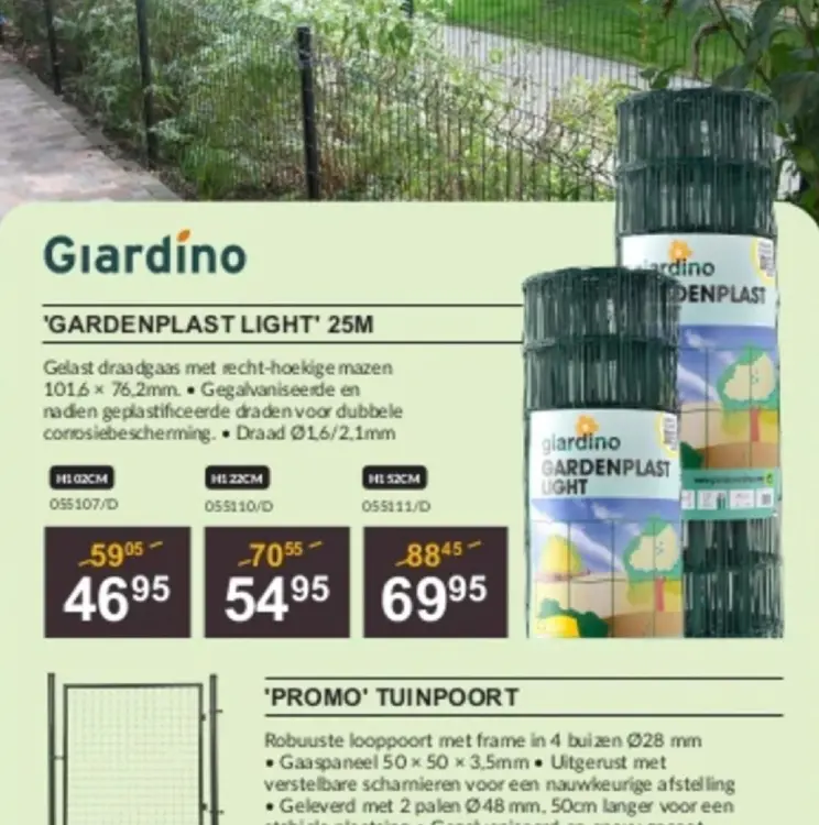 Promotie: Gardenplast light