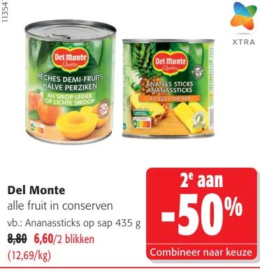 Promotie: Alle fruit in conserven