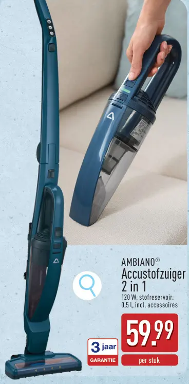 Promotie: Accustofzuiger 2 in 1