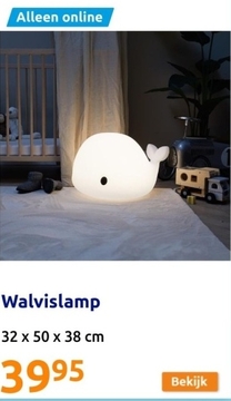 Aanbieding: Walvislamp