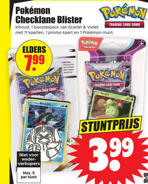 Aanbieding: Pokémon Checklane Blister