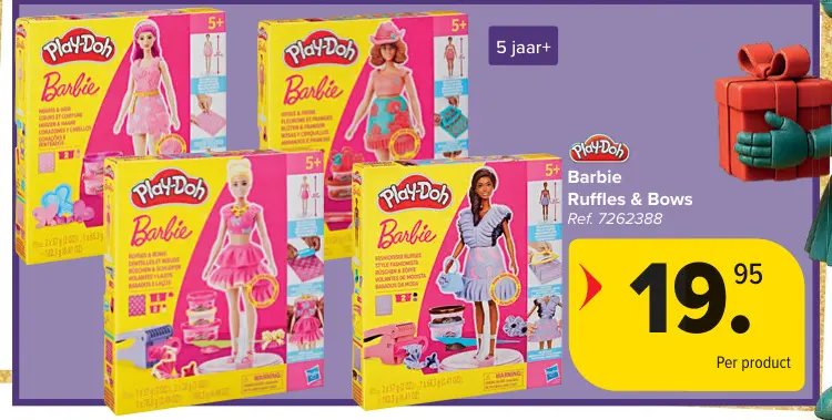 Aanbieding: Play-Doh Barbie Ruffles & Bows