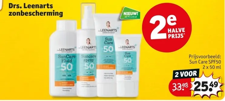 Aanbieding: Drs. Leenarts zonbescherming