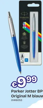 Promotie: Parker Jotter BP Original M blauw