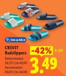 Aanbieding: Badslippers