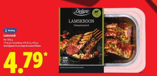 Aanbieding: Lamsrack Lamskroon Gemarineerd