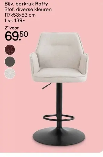 Aanbieding: Barkruk Raffy