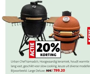 Aanbieding: Urban Chef kamado's