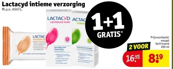 Aanbieding: Lactacyd intieme verzorging