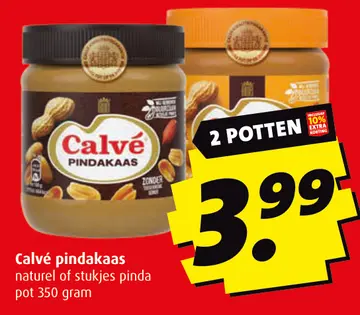 Aanbieding: Calvé pindakaas