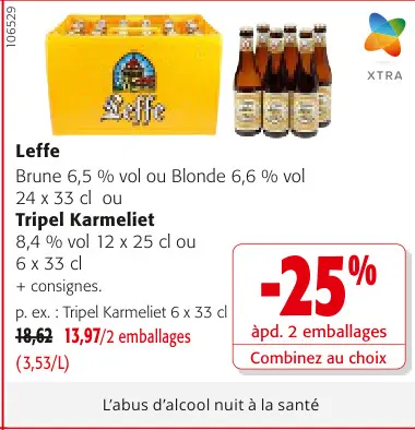 Offre: Leffe Tripel Karmeliet