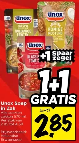 Aanbieding: Soep in Zak