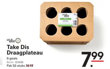 Aanbieding: Take Dis Draagplateau