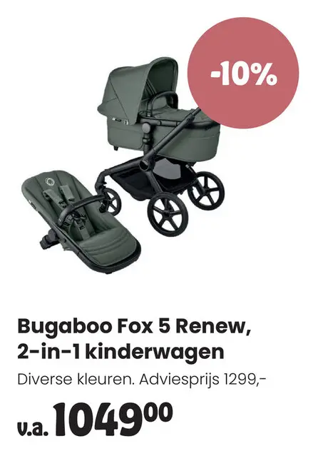 Aanbieding: Bugaboo Fox 5 Renew, 2-in-1 kinderwagen
