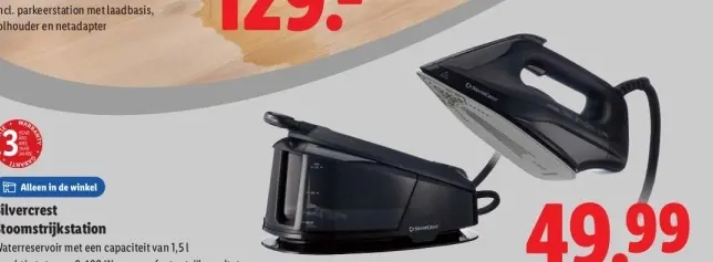 Aanbieding: Silvercrest Stoomstrijkstation