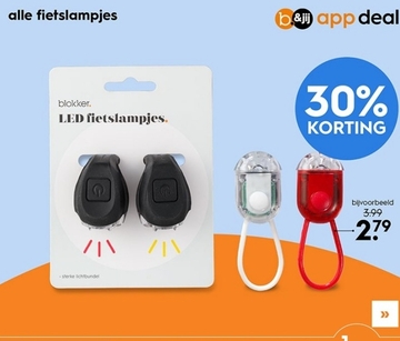 Aanbieding: LED fietslampjes