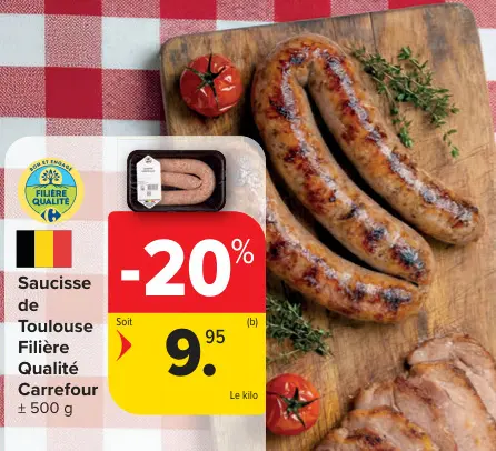 Offre: Saucisse de Toulouse
