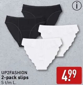 Aanbieding: 2-pack slips