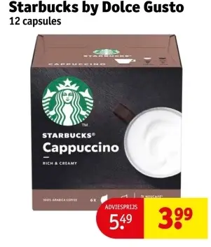 Aanbieding: Starbucks by Dolce Gusto