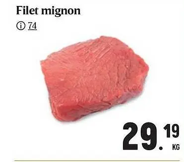 Promotie: Filet mignon