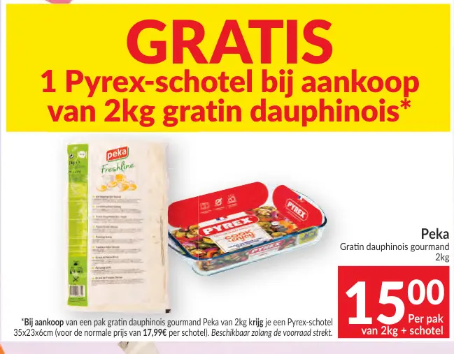 Promotie: Gratin dauphinois gourmand