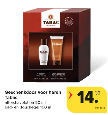Promotie: Geschenkdoos voor heren Tabac