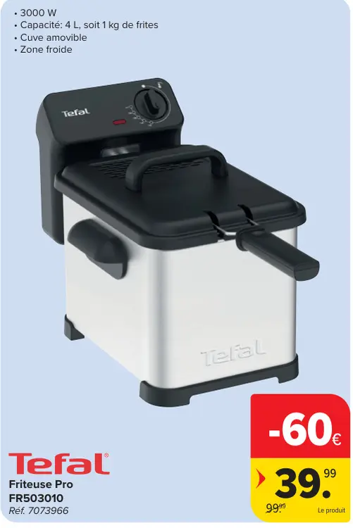 Offre: Friteuse Pro