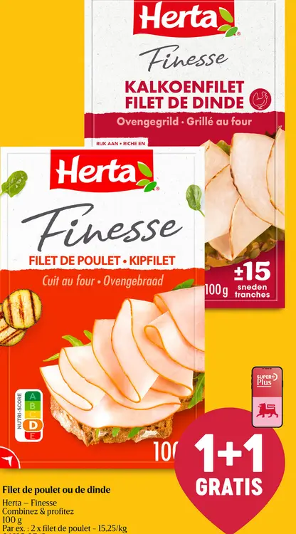 Offre: Filet de poulet ou de dinde